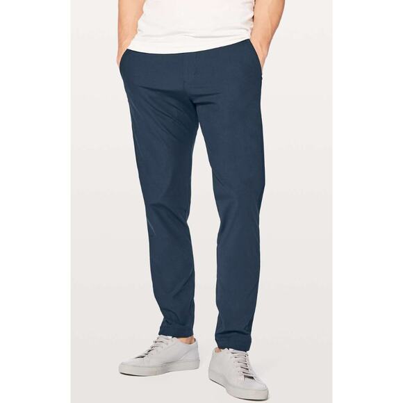 (30) $128 Lululemon‎ Commission Pant Slim *Warpstreme 32" True Navy - Picture 2 of 6